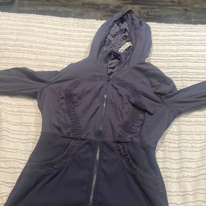 Navy blue lululemon lightweight reversible jacket